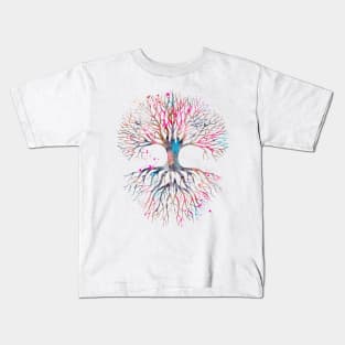 Tree of life watercolor painting 2 Kids T-Shirt